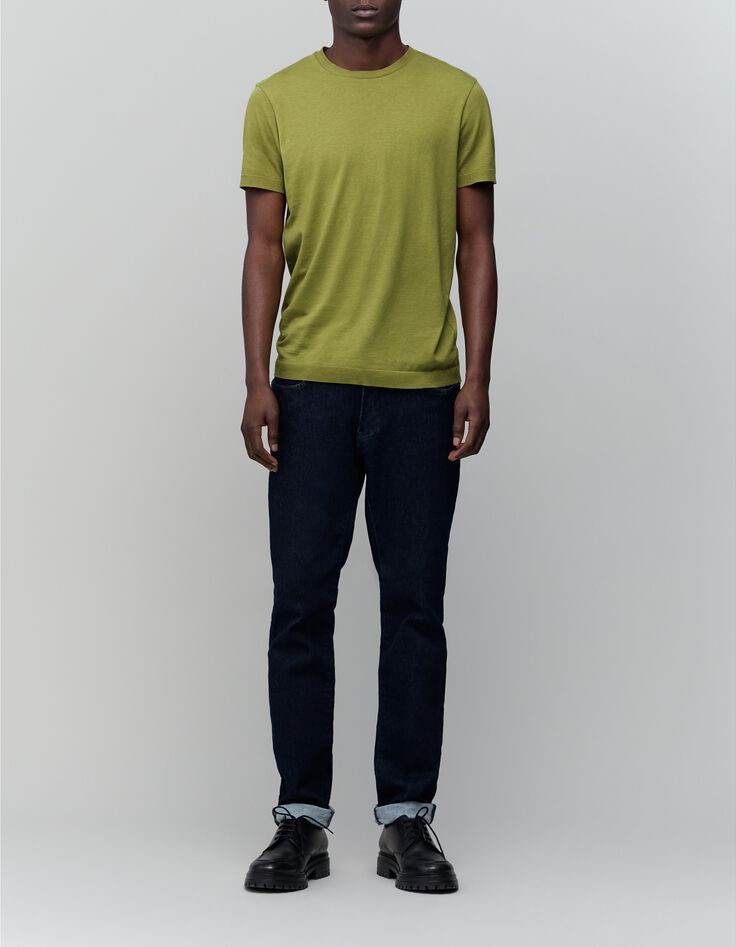 Camiseta de hombre de espuma de mezcla de algod&oacute;n y modal-2