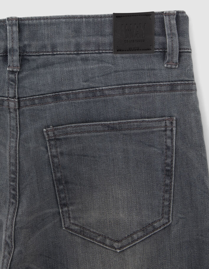 Grijze SLIM jeans gedraaide naad jongens-6