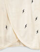 Girls’ ecru knit sweater + star motif/lightning embroidery-5