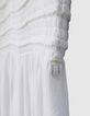 Combination pants ecru bustier smocks girl-5
