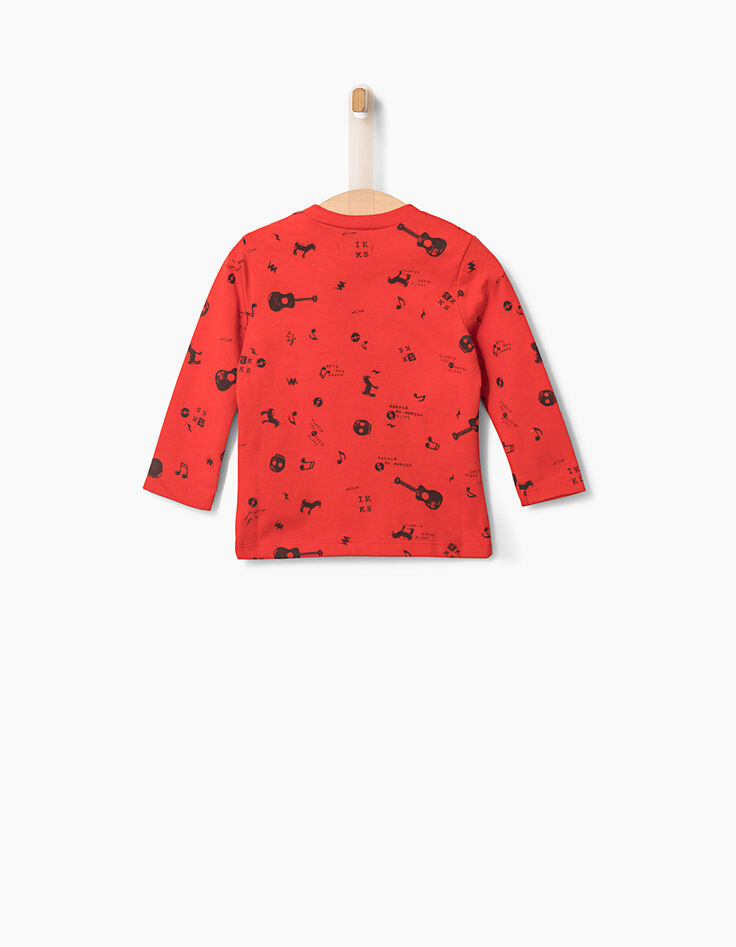 Baby boys' red T-shirt-4