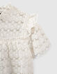 Ivoor blouse in kant sterren meisjes  -7
