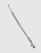Marineblaues Damenarmband mit Schloss-2