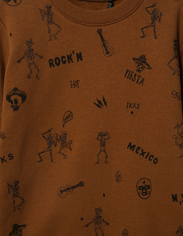Cognac sweater jongens -3