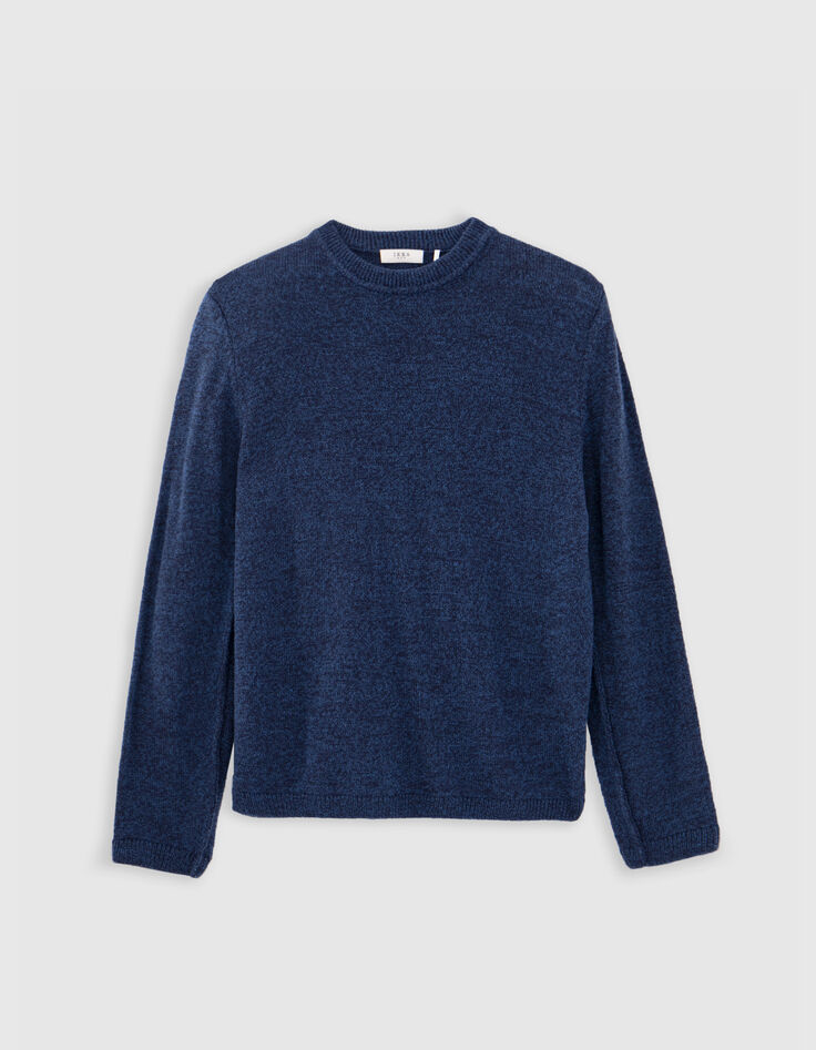 Jersey de punto cobalto para hombre-6
