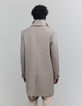 Men's grey wool coat with removable facings-3