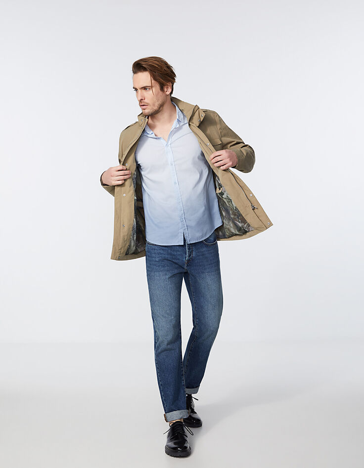 Chemise slim stone avec effet tie and dye Homme-6