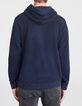 Sweat bleu foncé à capuche URBAN LAB Homme-3