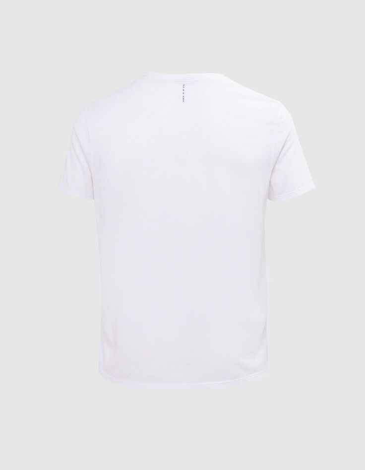 Tee-shirt blanc visuel ville Homme-3