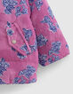 Baby-M&auml;dchen Wende-Steppjacke Marineblau/Indische Blumen-5
