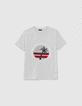 Boys’ marl T-shirt, palm tree/anchor reversible sequins-8