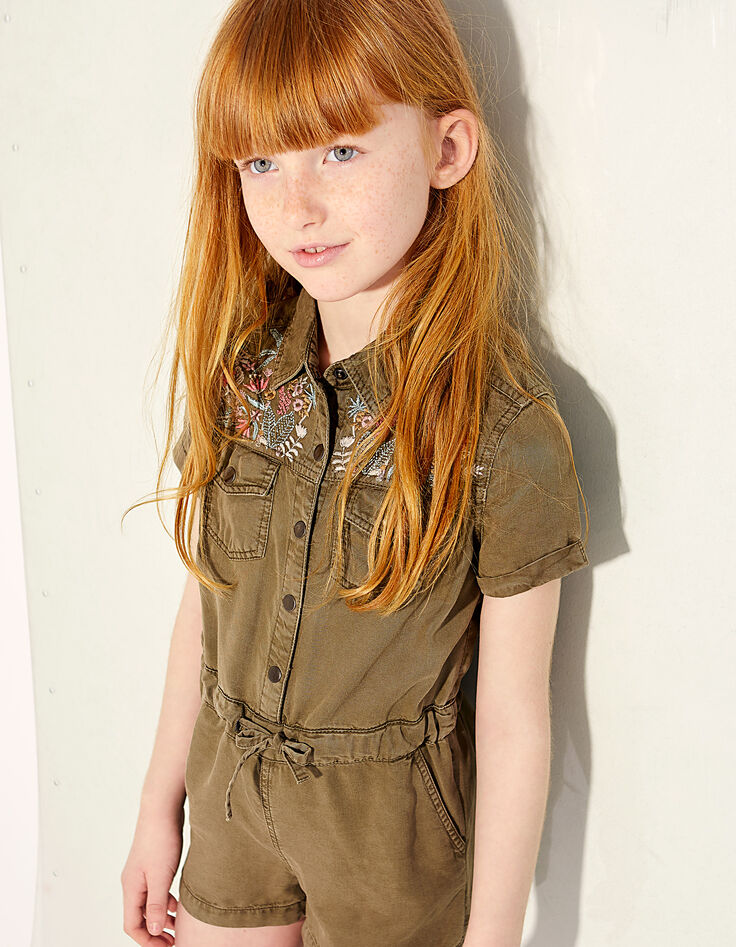 Girls' short playsuit-1