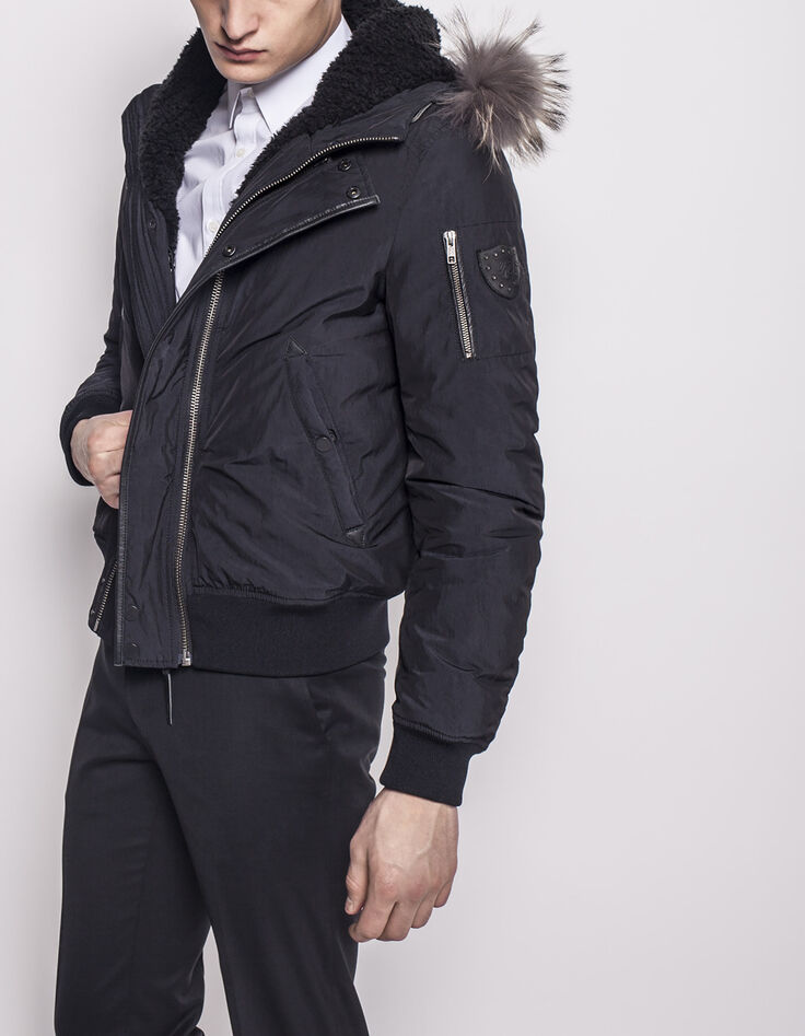 Blouson à capuche homme-1