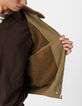 Blouson kaki col fourr&eacute; amovible Homme-4