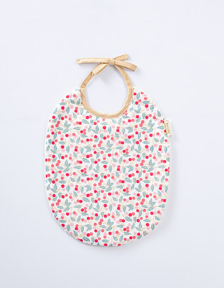 BARNABE AIME LE CAFE Nine bib with cherry motif-1