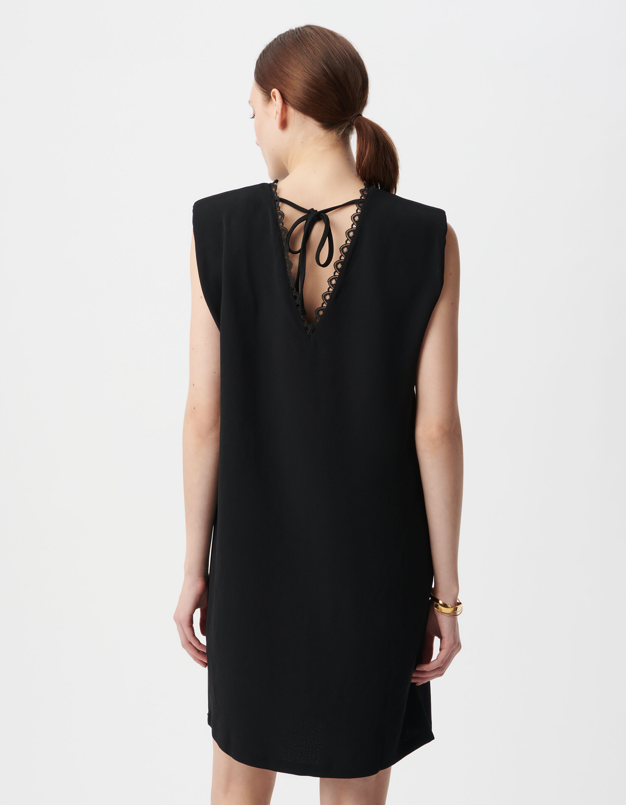 Robe col v devant et dos hot sale