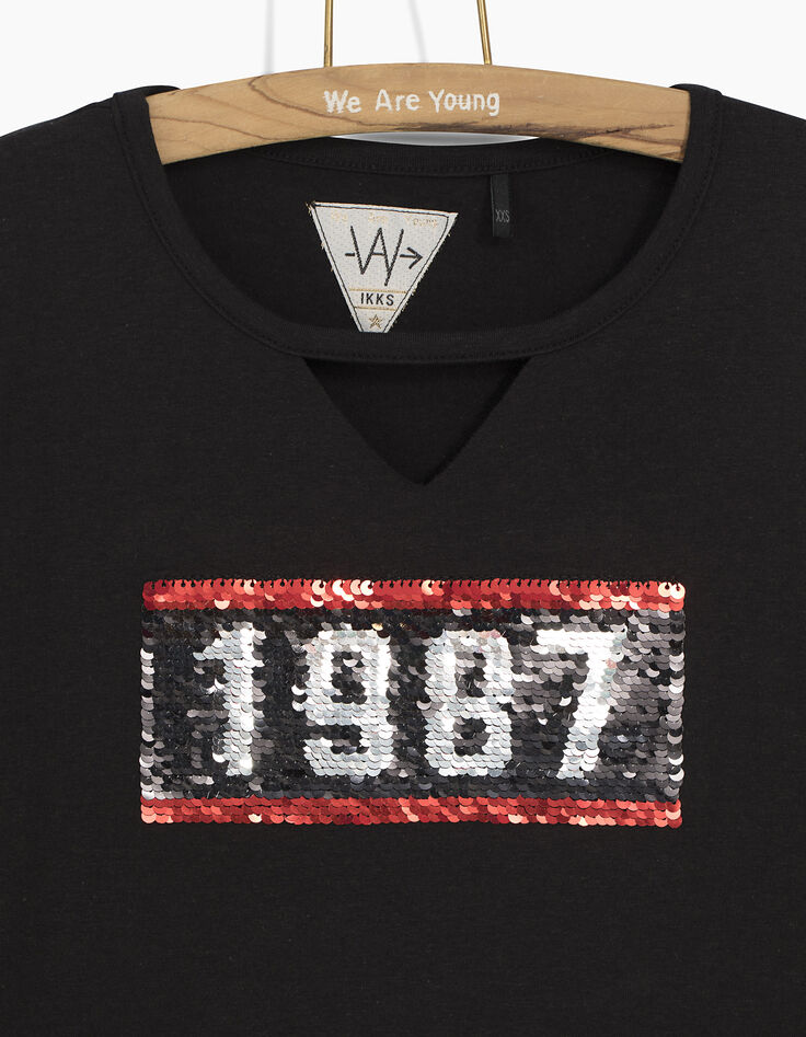 Camiseta negra ni&ntilde;a-5