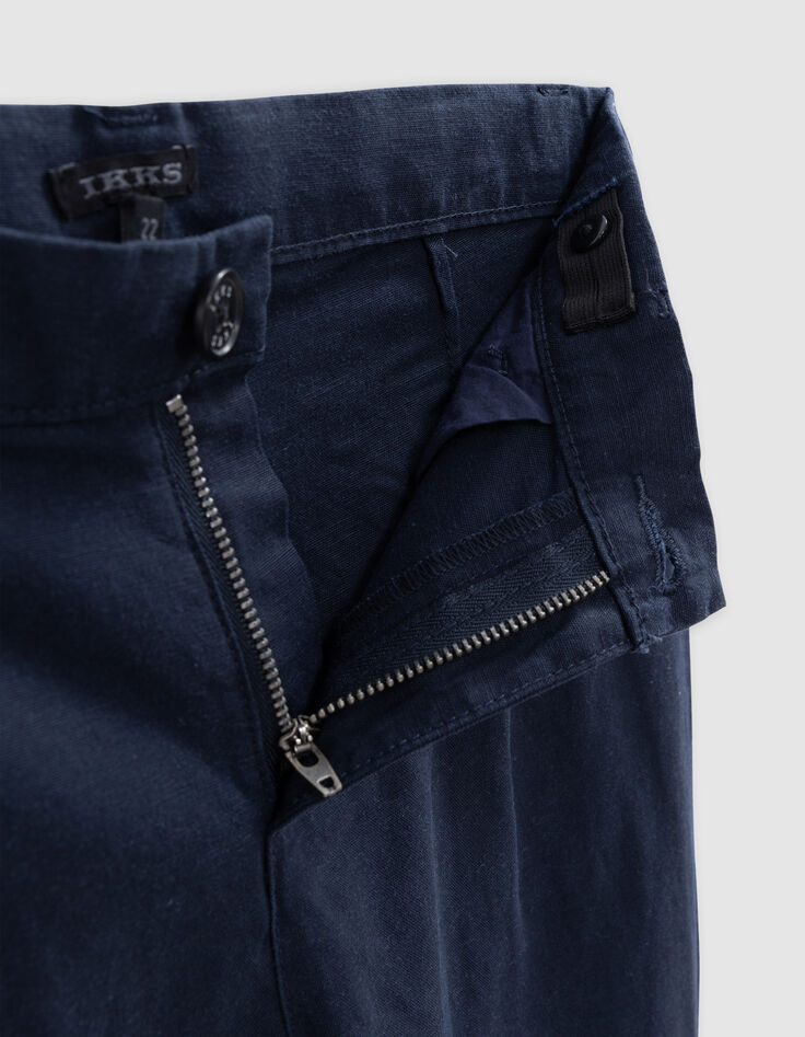 Bermudas tipo chino azul marino niño-9