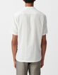 Chemise REGULAR blanc cass&eacute; armur&eacute;e Homme-3