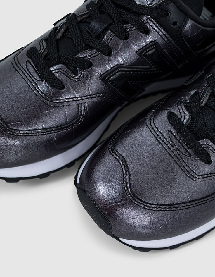 Women&rsquo;s grey New Balance&reg; trainers-5