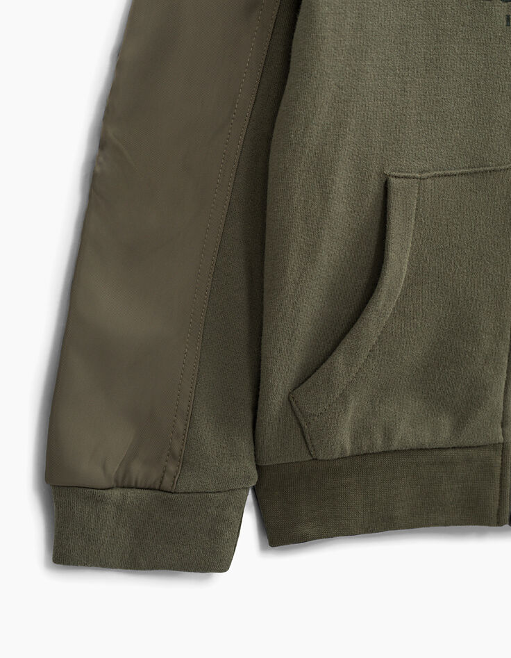 Boys’ khaki ARTY ARMY cardigan -5