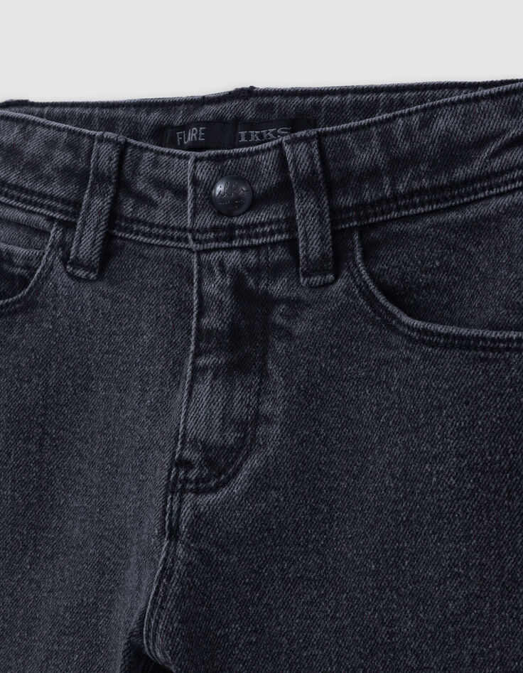 Vaqueros FLARE gris oscuro para niña-3 Vaqueros FLARE gris oscuro para niña-3