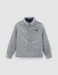Chaqueta reversible nailon navy terciopelo ice blue ni&ntilde;o-2