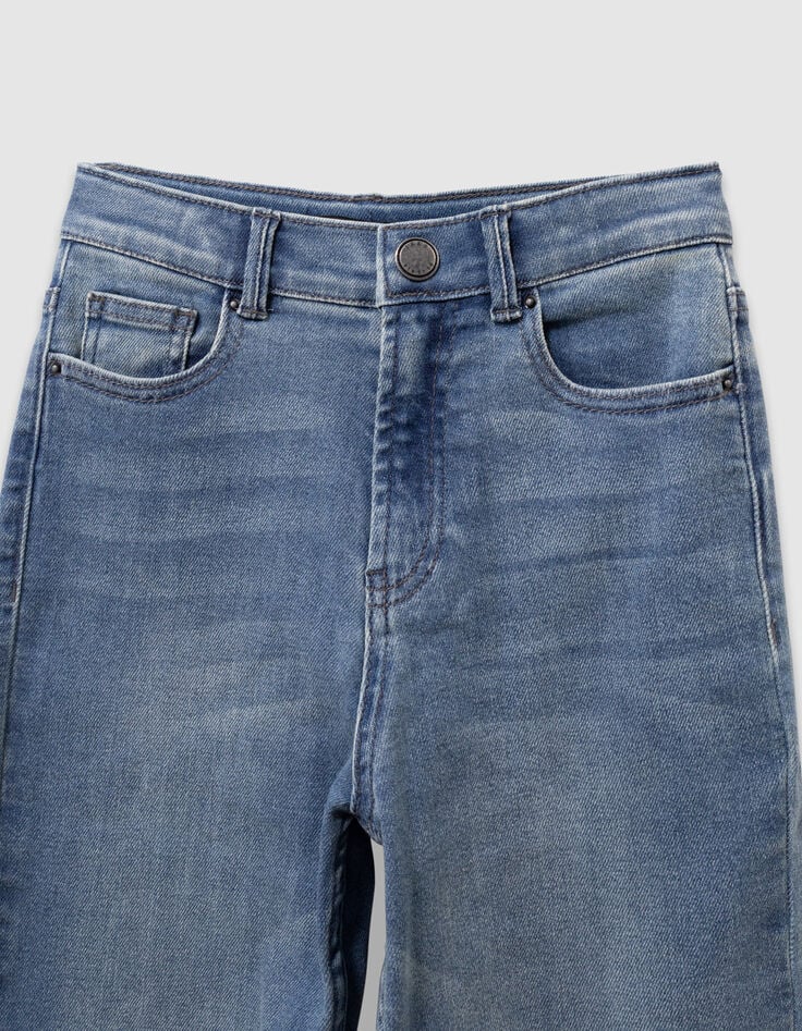 Baggy blauwe jeans dirty wash jongens-5 Baggy blauwe jeans dirty wash jongens-5