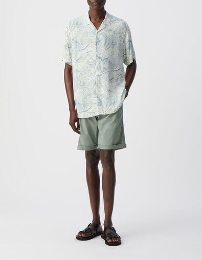 Men&rsquo;s storm REGULAR shirt with wave print - IKKS