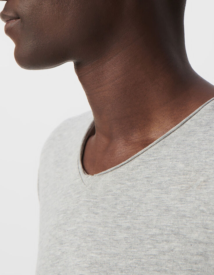 Camiseta L'Essentiel cuello de pico hombre-4