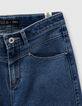Medium blue mom jeans hoge taille meisjes-5
