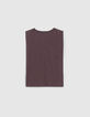 Graues Mädchen-T-Shirt mit Vintage-Schriftzug-2