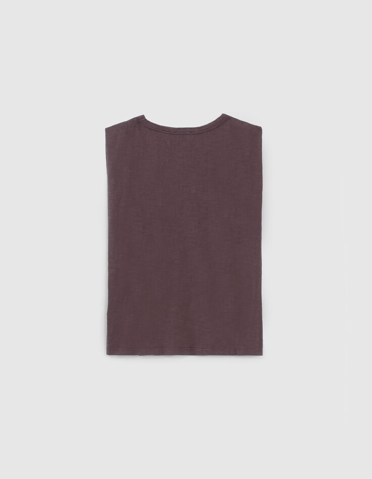 Graues Mädchen-T-Shirt mit Vintage-Schriftzug-2