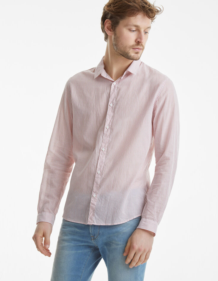 Chemise rayures homme-2