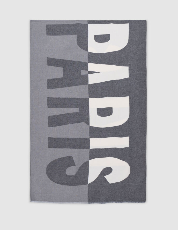 Bufanda de asfalto con logotipo IKKS Homme-3