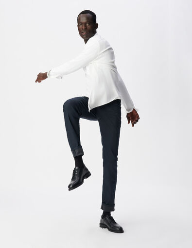 Jean SLIM marine Denim Homme - IKKS