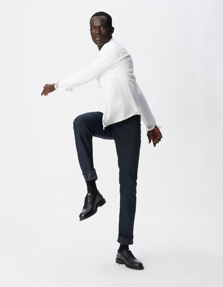 Jean SLIM marine Denim Homme-1