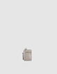Women&rsquo;s silver leather 1440 Banker card holder-3