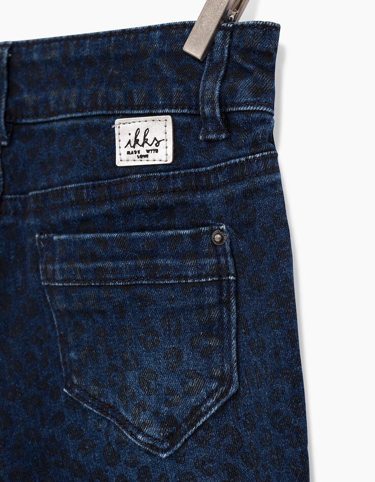 Girls’ slim leopard jeans-4