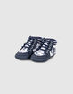 Navy sneakers print French West Coast babyjongens -6