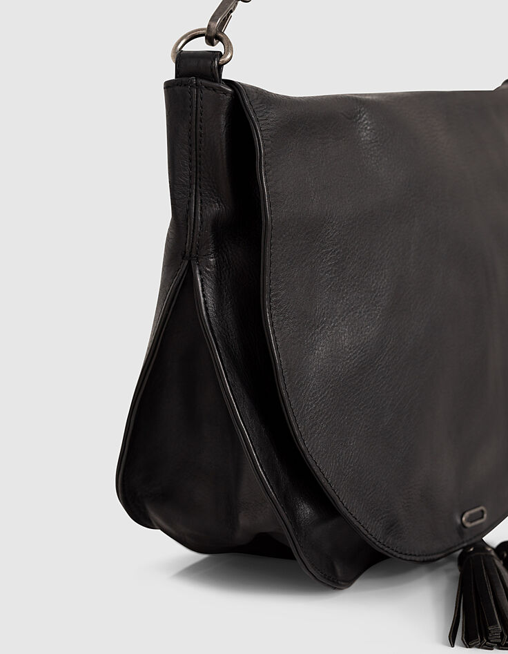 Leren schoudertas voor dames-3