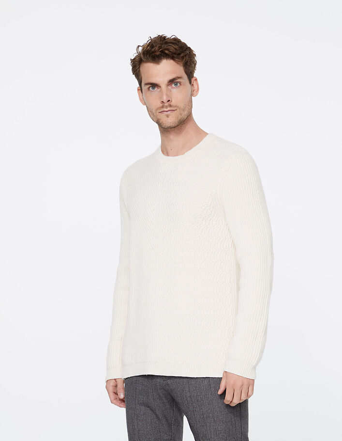 Men’s mastic cable knit sweater - IKKS