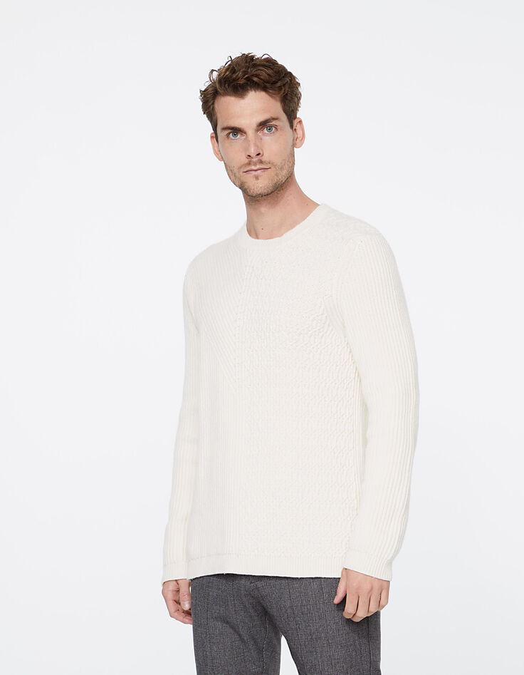 Men’s mastic cable knit sweater-3 Men’s mastic cable knit sweater-3