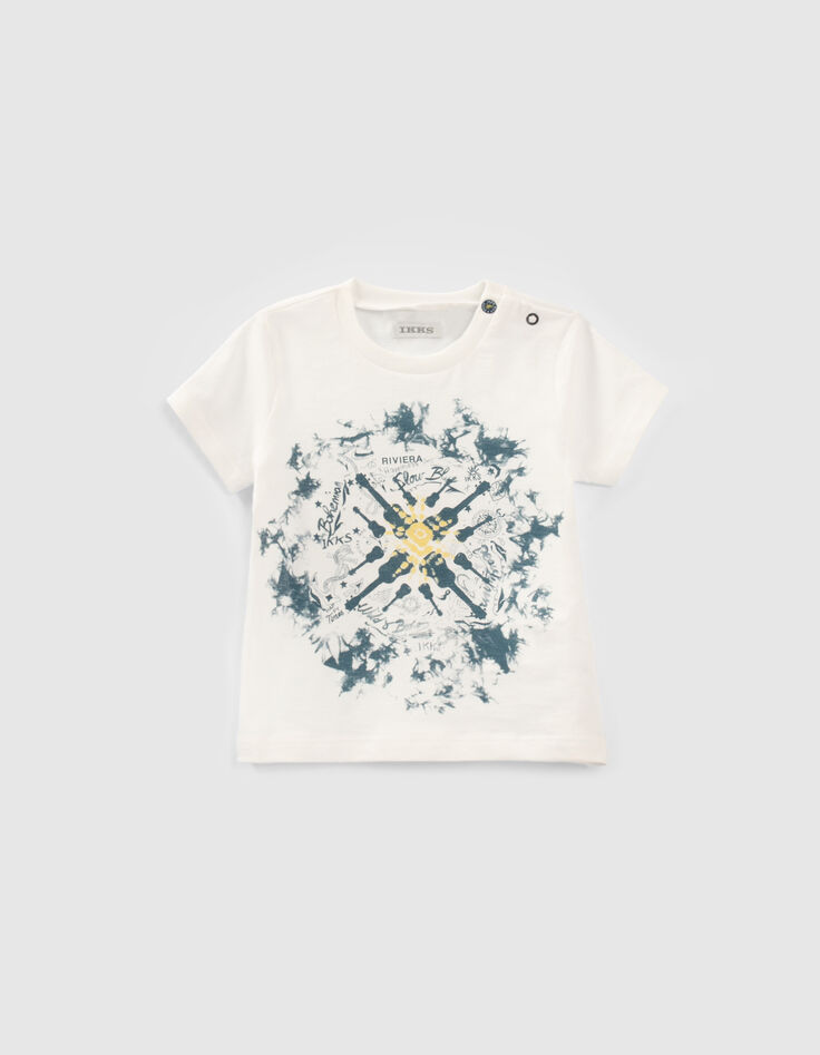 Gebroken wit T-shirt bio gitaren babyjongens-6 Gebroken wit T-shirt bio gitaren babyjongens-6