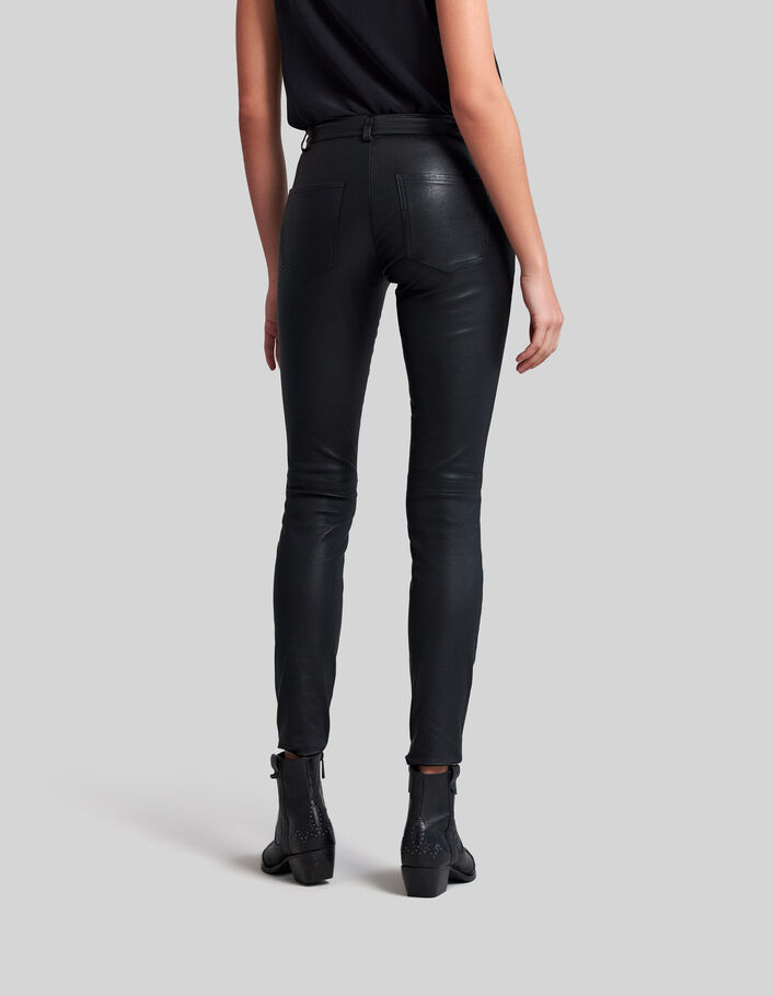 Pantalon cuir d'agneau femme