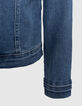 Chaqueta vaquera azul waterless maxi bordado espalda niña-3