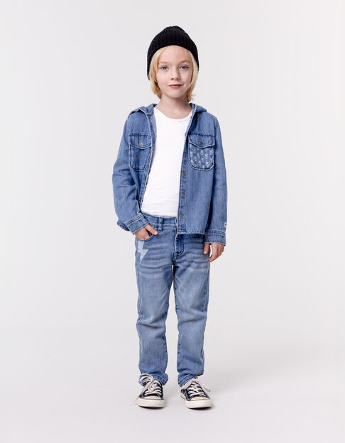 Vaqueros STRAIGHT azul waterless niño - IKKS