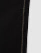 Vaqueros intense black sculpt up con franja joyas mujer-3