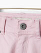 Girls' pink skinny jeans-4