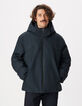 Doudoune marine capuche amovible WATERPROOF Homme-4